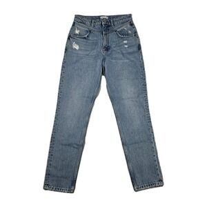 Boyish Jeans Womens Size 27 Roy In‎ Starman Yoke Front Distressed Blue Denim